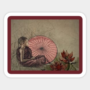 Young Buddhist Monk Sticker